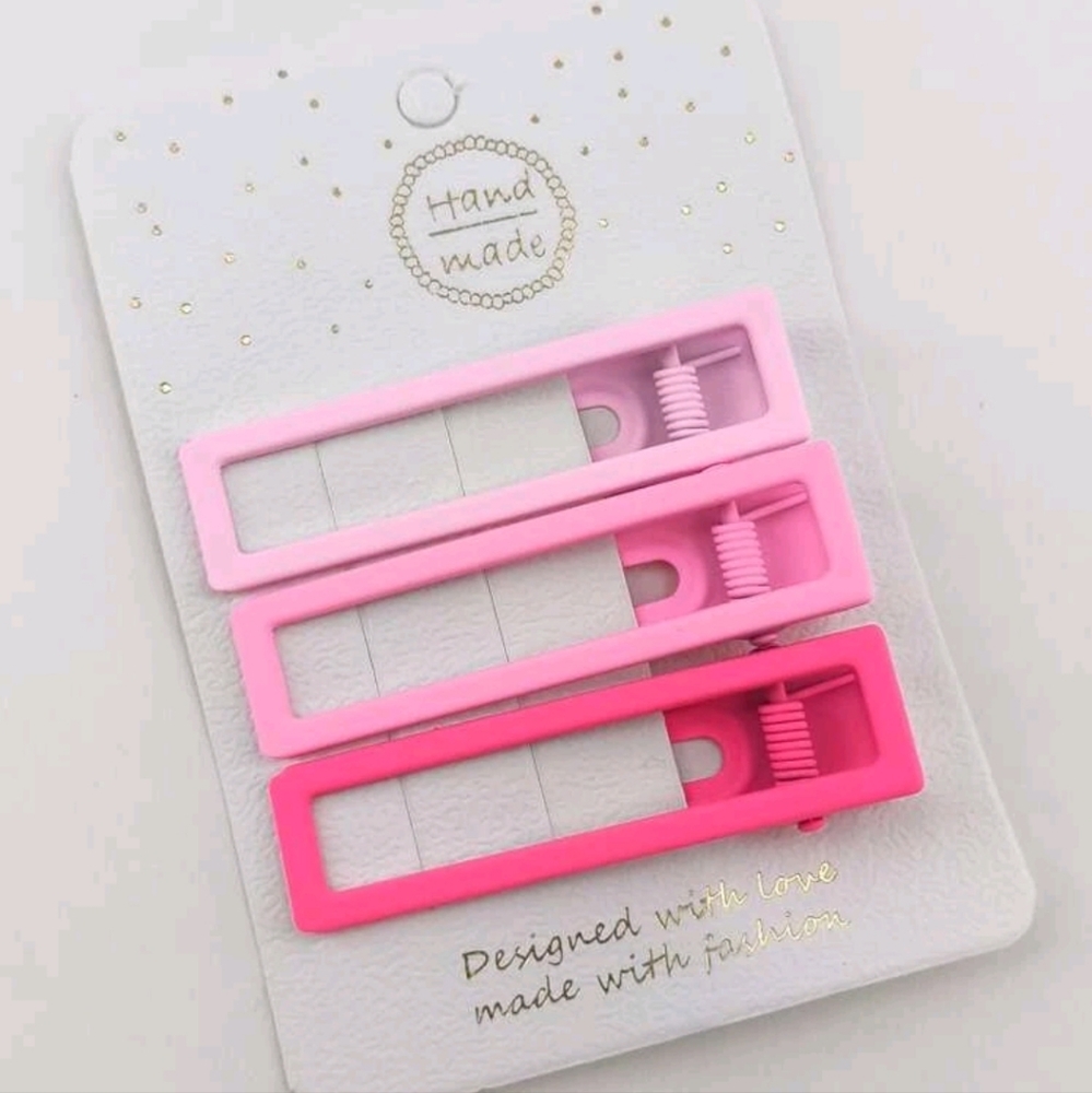 Pink Hair Clips